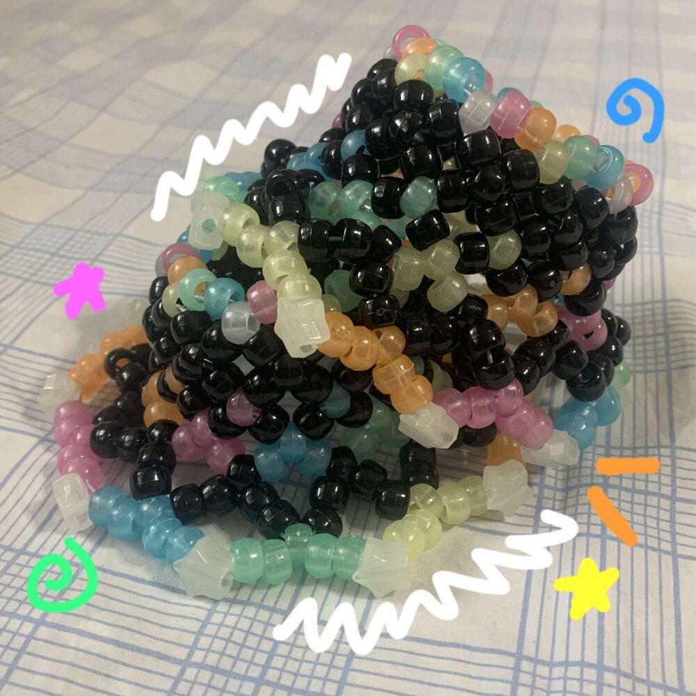 kandi jester cuffs